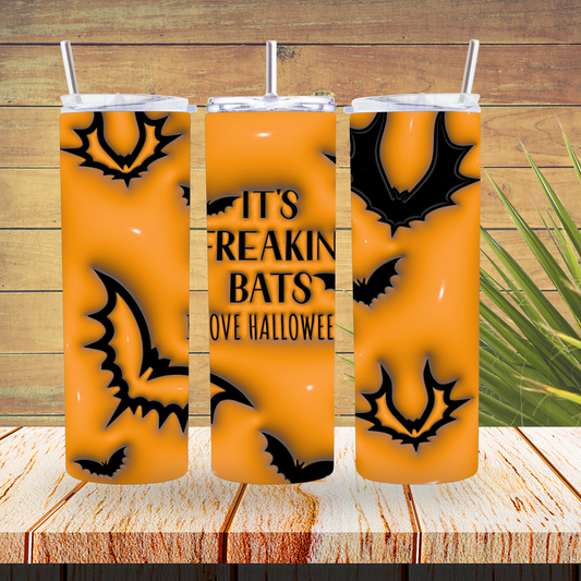 Ready to Use - Sublimation or Vinyl Tumbler Wraps  - Bats - TW100367