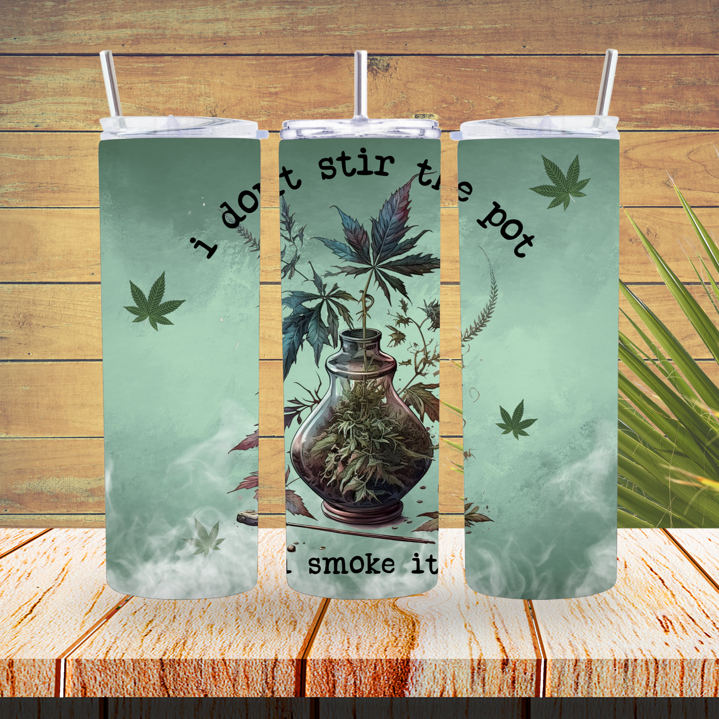 Vinyl Tumbler Wraps  - Pot Weeds- TW100522