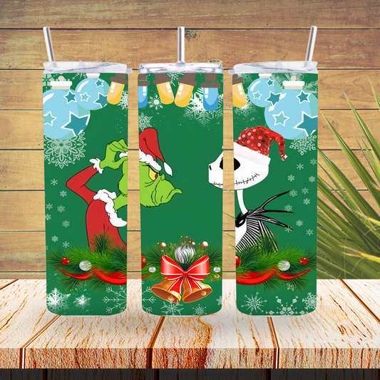 Vinyl Tumbler Wraps  - Nightmare Grinch - TW100638