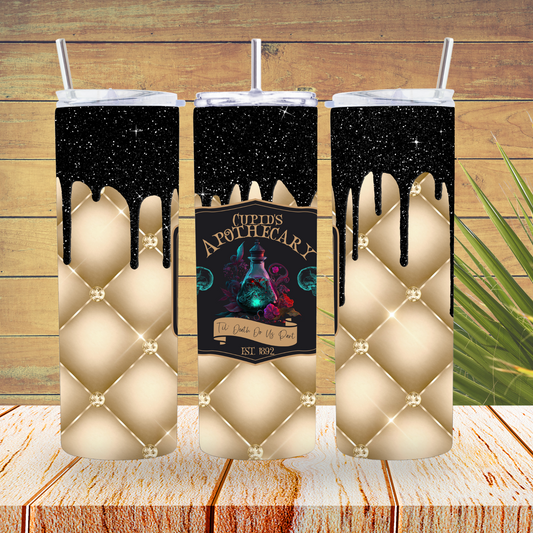 Ready to Use - Tumbler Wraps - Vinyl or Sublimation - Cupid's Apothecary - TW100688