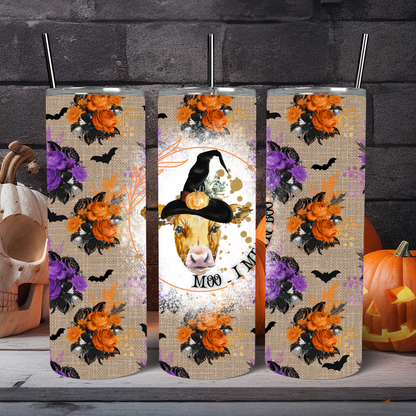 Ready to Use - Tumbler Wraps - Vinyl or Sublimation - Halloween - TW100850