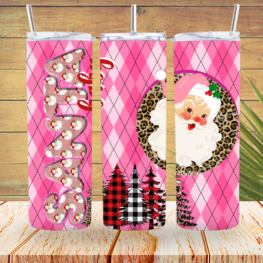 Ready to Use - Tumbler Wraps - Vinyl or Sublimation - Santa Baby - TW100914