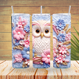 Tumbler Wraps  - Owl Flowers - TW100140 - Cutey K Blanks