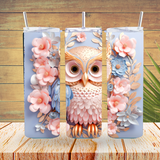Tumbler Wraps  - Owl Flowers - TW100141 - Cutey K Blanks