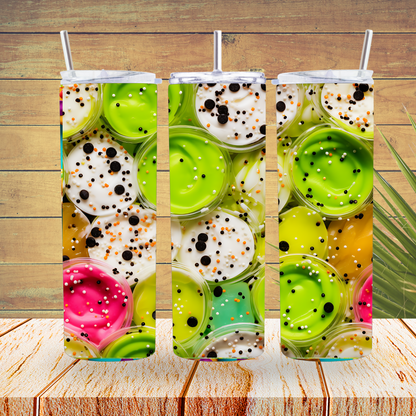 Ready to Ship - Vinyl or Sublimation - Tumbler Wraps  - Kiwi Fruit Ice Cream - TW100177