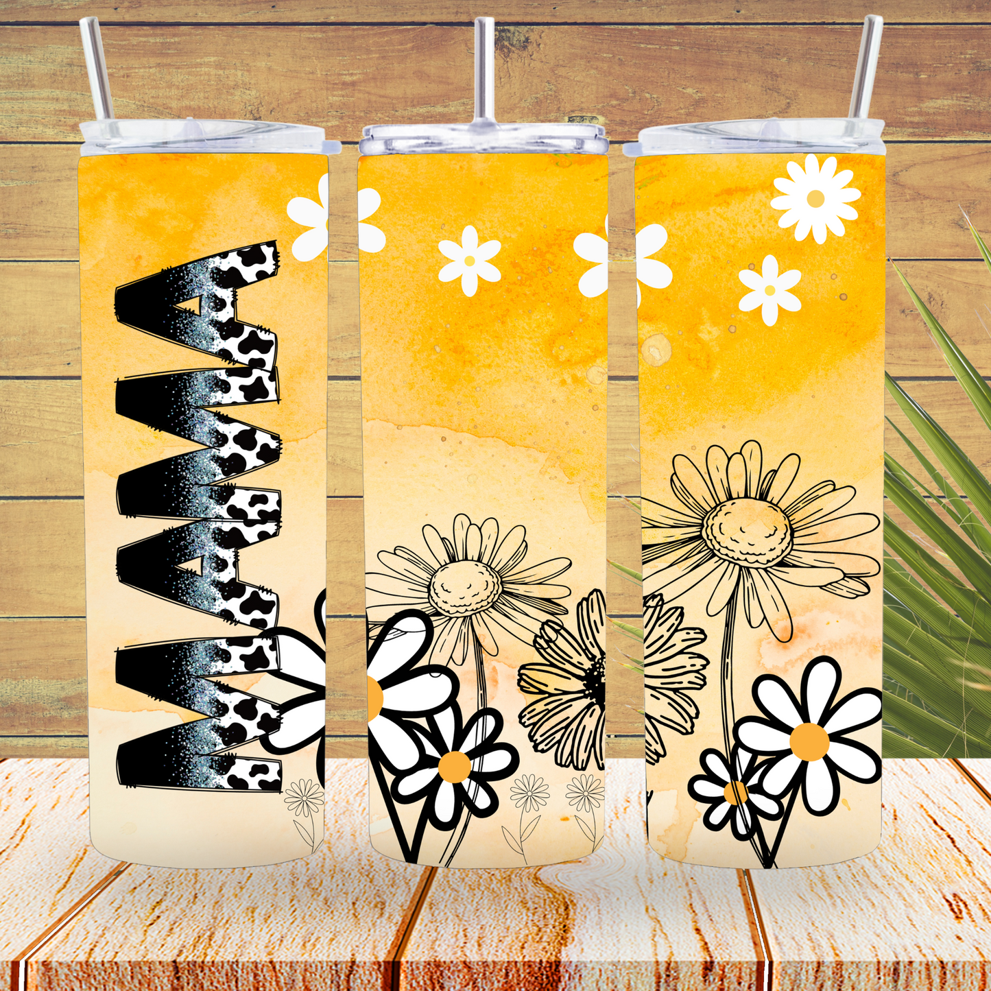 Ready to Use - Tumbler Wraps - Vinyl or Sublimation - Mama - TW100865