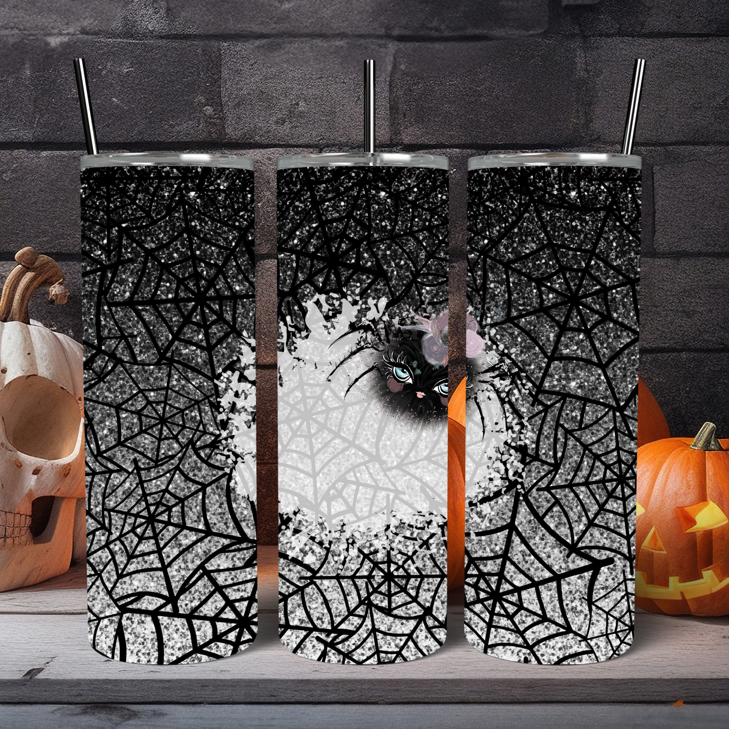 Ready to Use - Tumbler Wraps - Vinyl or Sublimation - Halloween - TW100840