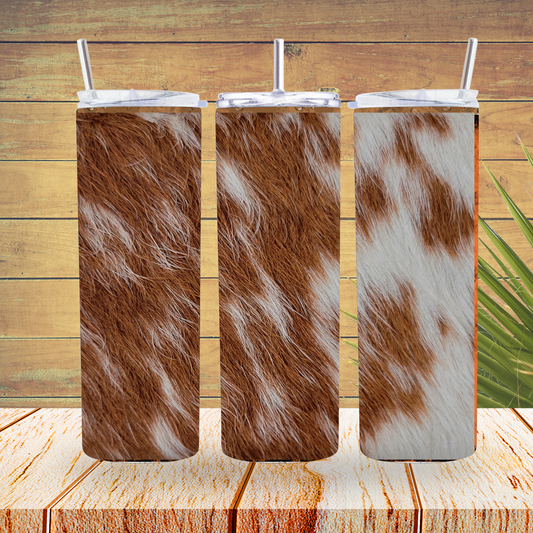 Ready to Use - Sublimation or Vinyl Tumbler Wraps  - Fur - TW100191