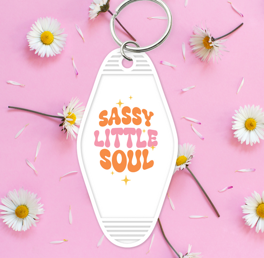 UV DTF Motel Keychain - Sassy Little Soul - UVDTFKEY053