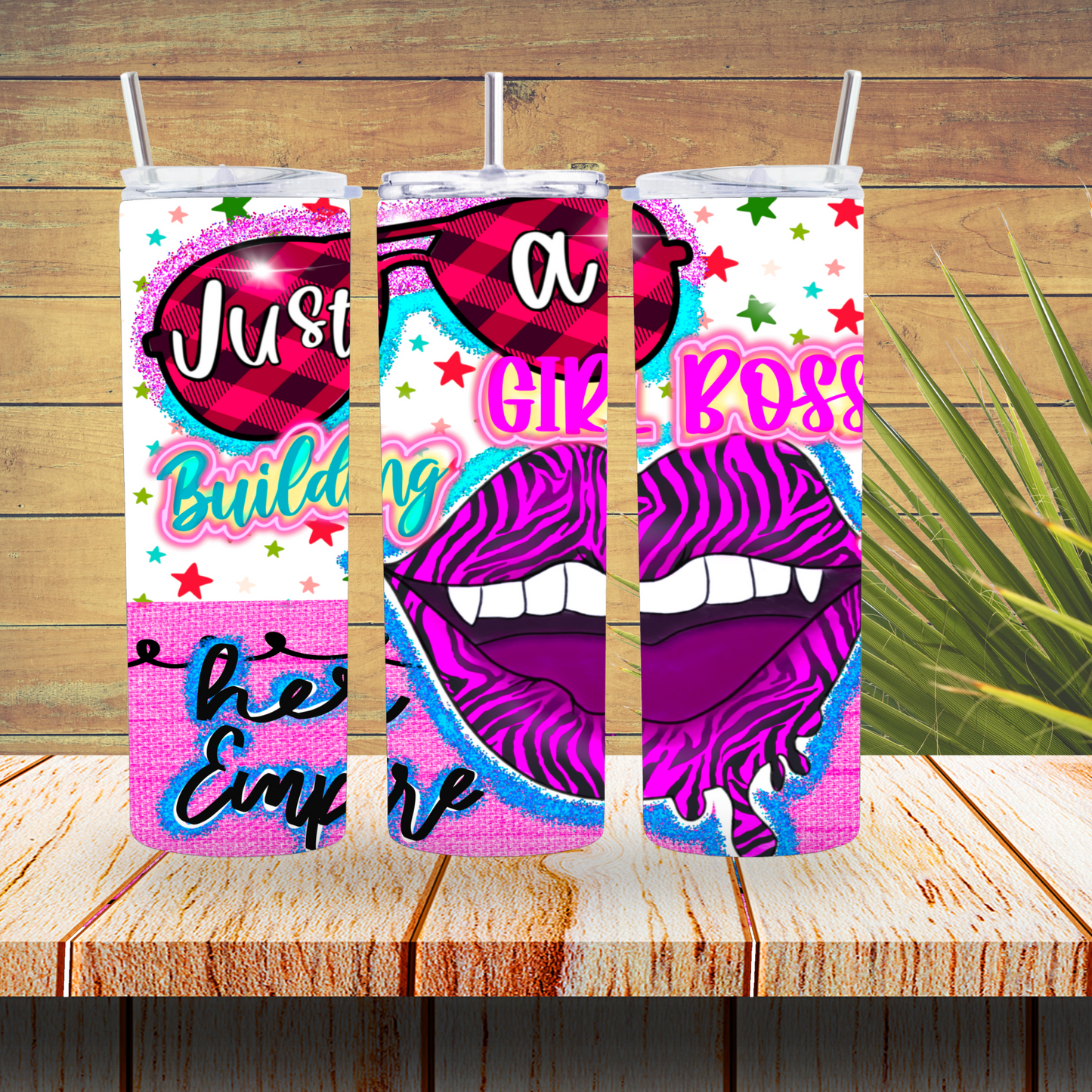 Tumbler Wraps  - Just a Girl Boss - TW100110 - Cutey K Blanks