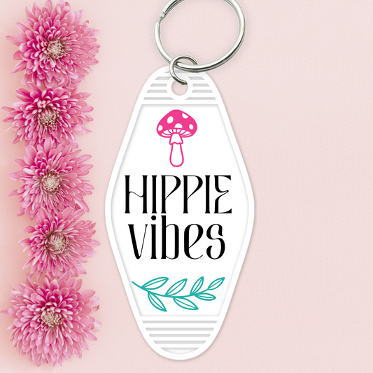 UV DTF Motel Keychain - Hippie Vibes - UVDTFKEY023