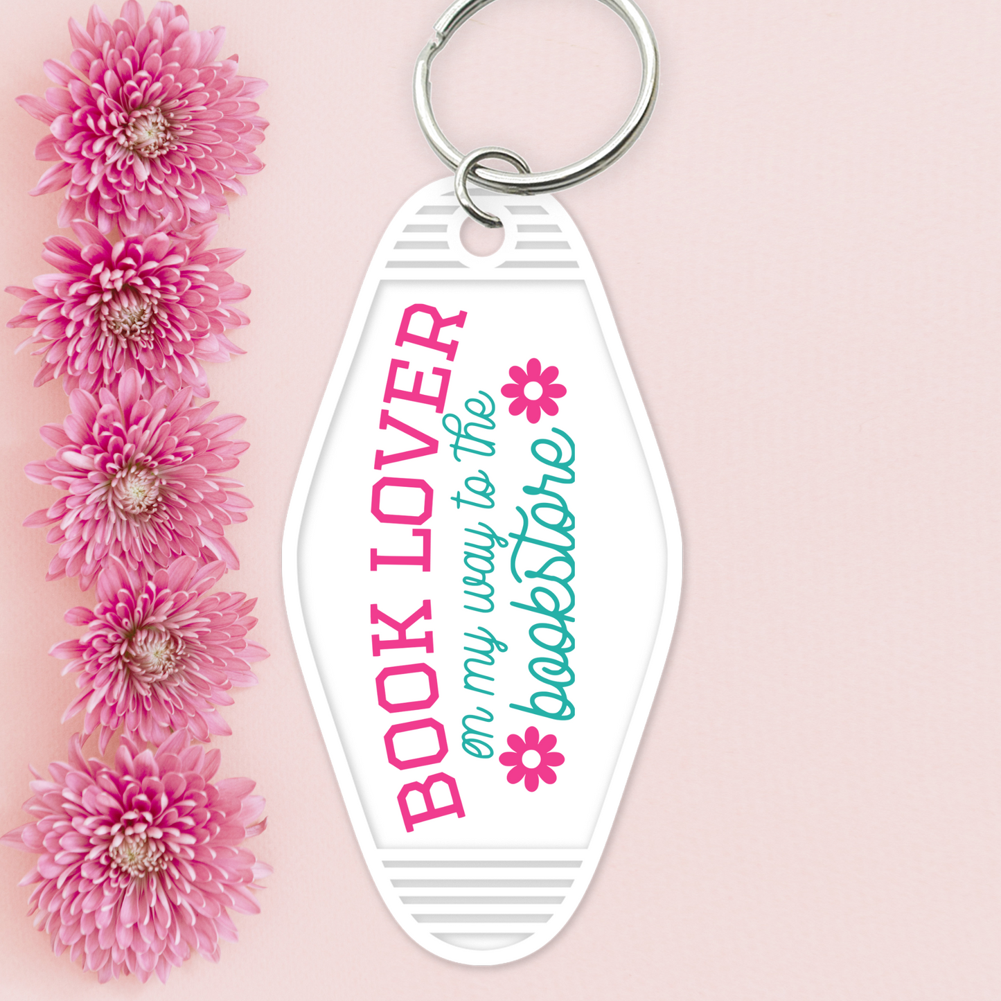 UV DTF Motel Keychain - Book Lover - UVDTFKEY006