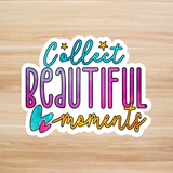 Decals, Stickers, HTV  - Collect beautiful moments -  DS100133 - Cutey K Blanks