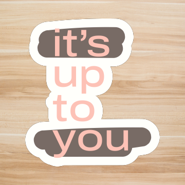 Decals, Stickers, HTV  - It's up to you -  DS100177 - Cutey K Blanks