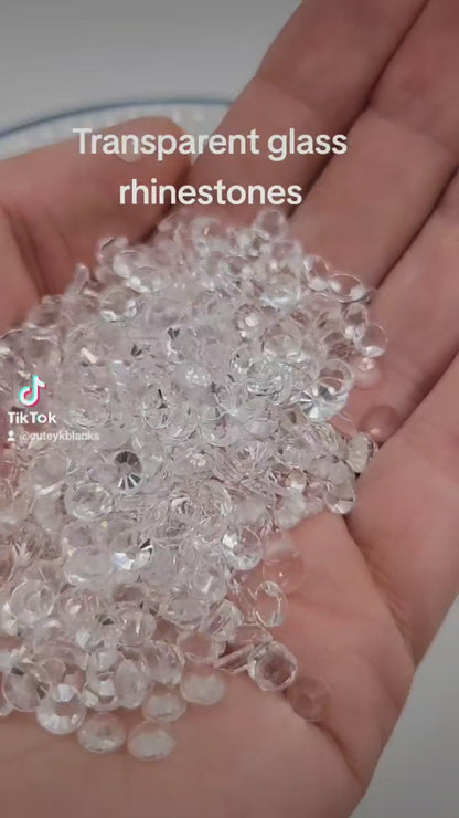 Citrine Luminous Glass Flatback Rhinestones | Craft rhinestones | Bling 3MM-SS12 | 4MM-SS16 |5MM-SS20 | DIY, Nail Art, Tumbler