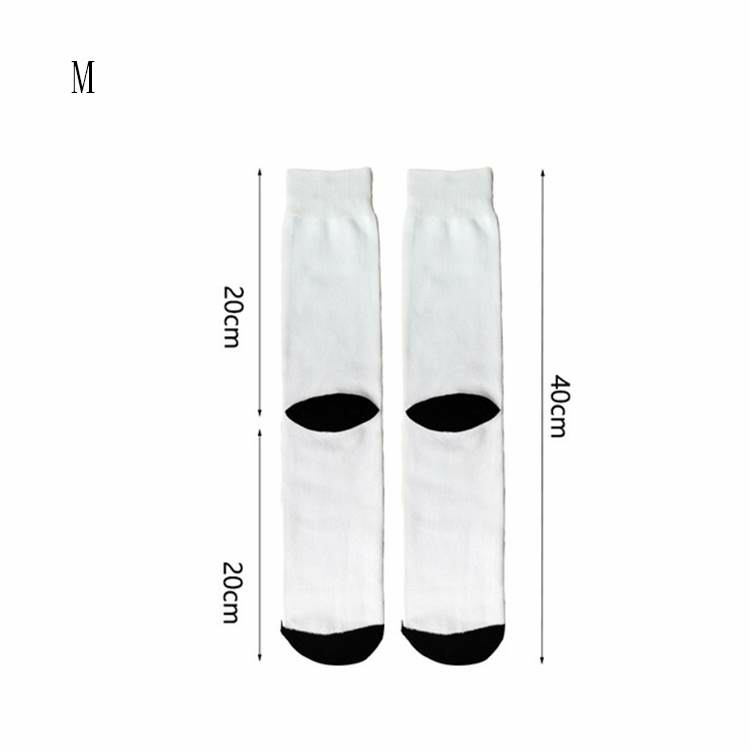 Blank White Socks for Sublimation - Cutey K Blanks