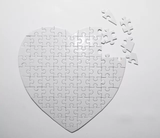 Heart Sublimation Puzzle 80 Piece - Cutey K Blanks