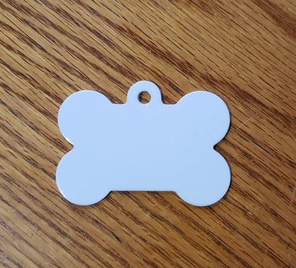 Aluminium Sublimation Dog Tag - Cutey K Blanks