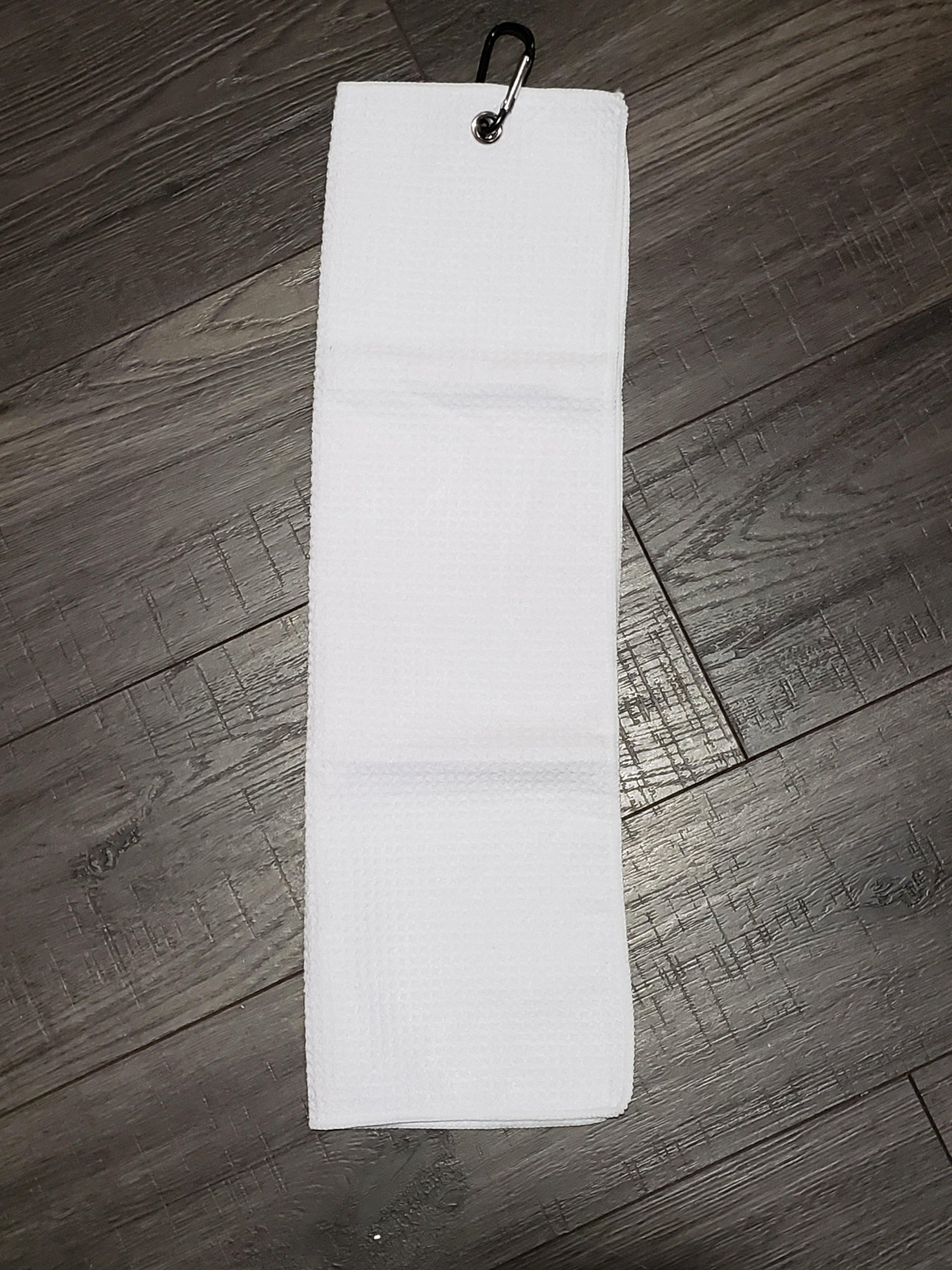 Microfiber Waffle Weave Golf Towel for Sublimation - Cutey K Blanks