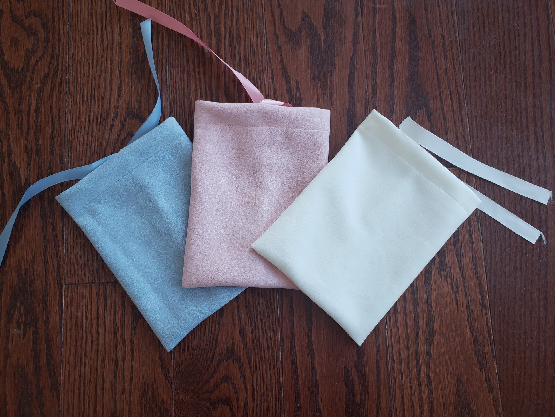 Velvet Feel Sublimation Draw String Bags in Two Sizes - Cutey K Blanks