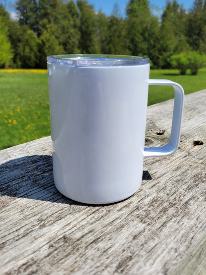 12oz Sublimation Coffee Mug Cup Tumbler - Blank for Custom Designs & Printing