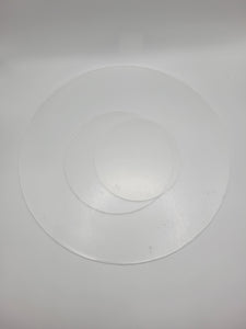 Clear Acrylic Rounds in 4 Sizes - See listing for Tiered Pricing - Cutey K Blanks