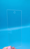 Clear Acrylic Bookmark with Tassel - See listing for Tiered Pricing - Cutey K Blanks