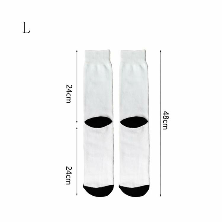 Blank White Socks for Sublimation - Cutey K Blanks