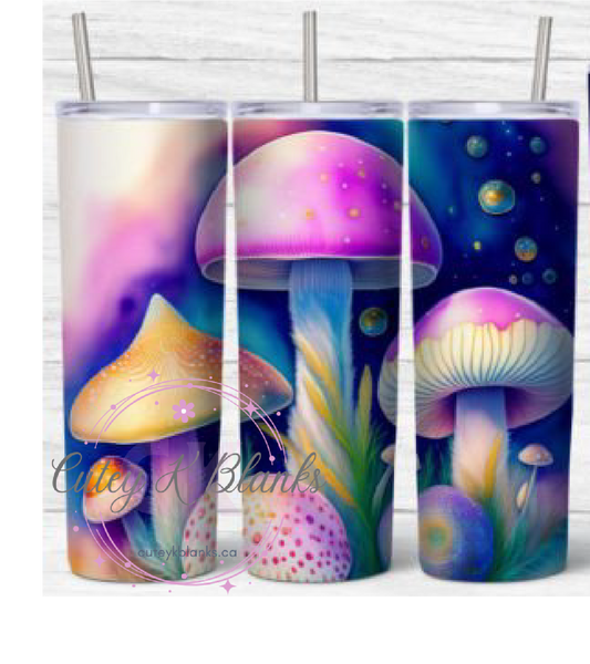 Tumbler Wraps  - Mushrooms - TW100036 - Cutey K Blanks