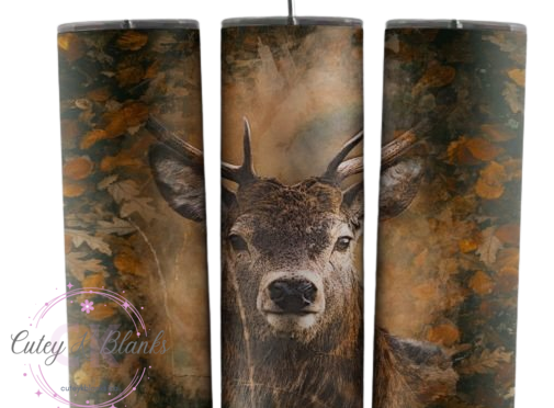 Tumbler Wraps  - Camouflage Deer Hunting - TW100019 - Cutey K Blanks