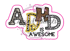 Decals & Stickers  - ADHD - DS100018 - Cutey K Blanks