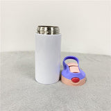 350ml / 12oz Stainless Steel Straight Sublimation Kids Tumbler with Coloured Lid - Cutey K Blanks