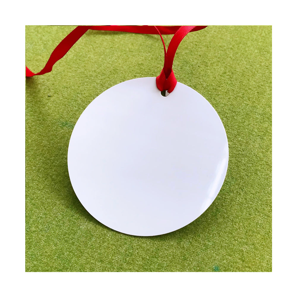 Aluminium 3" Sublimation Christmas Ornament - Cutey K Blanks