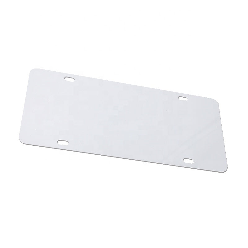 Sublimation Aluminium Licence Plate available in 3 Sizes - Cutey K Blanks