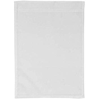 Blank Sublimation Off- White Garden Flag - Cutey K Blanks