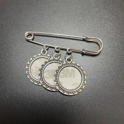Sublimation Lapel Pins with aluminium disks - Cutey K Blanks