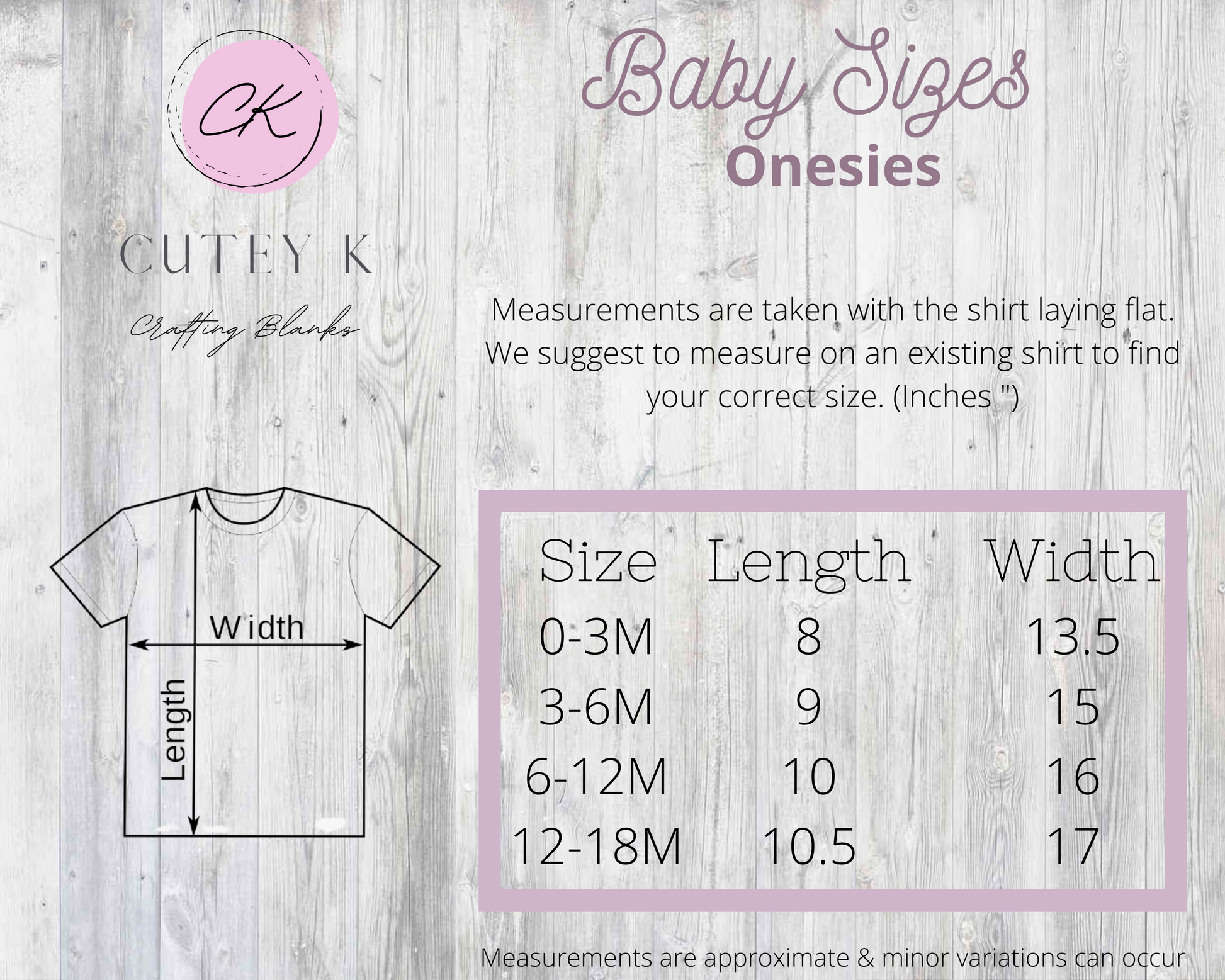 Baby 100% Polyester Short Sleeve Onesie for Sublimation or HTV - Cutey K Blanks