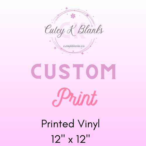 Printed Vinyl and HTV  - Custom Prints - Printed Vinyl 12
