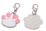 Metal Sublimation Paw Pendant for Keychain - Cutey K Blanks