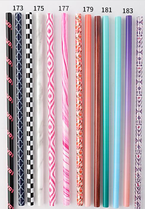 Hard PP Reusable Plastic Straws - Cutey K Blanks