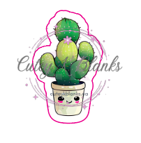 Decals & Stickers  - Cactus - DS100012 - Cutey K Blanks