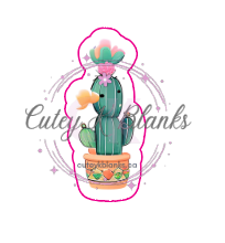 Decals & Stickers  - Cactus - DS100013 - Cutey K Blanks