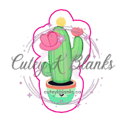 Decals & Stickers  - Cactus - DS100015 - Cutey K Blanks